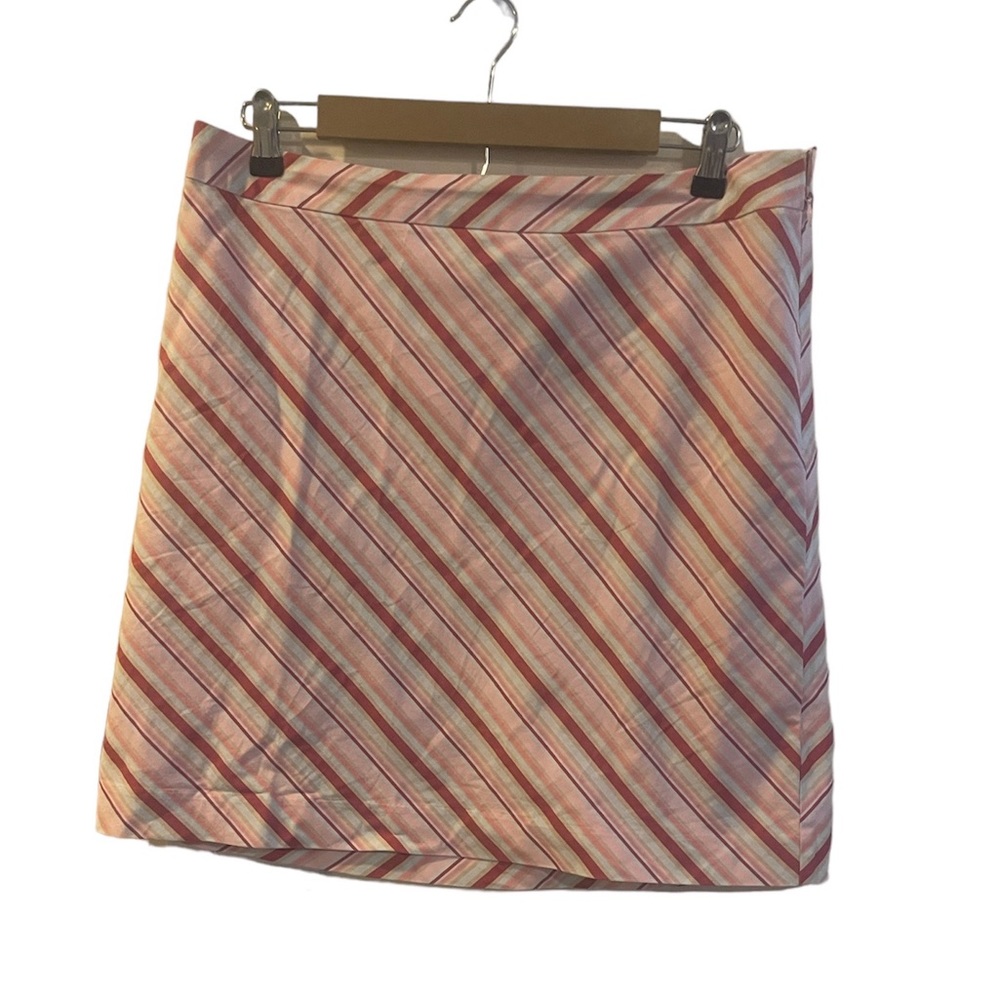 American Eagle Outfitters Stretch Mini Skirt Candy Cane Stripe